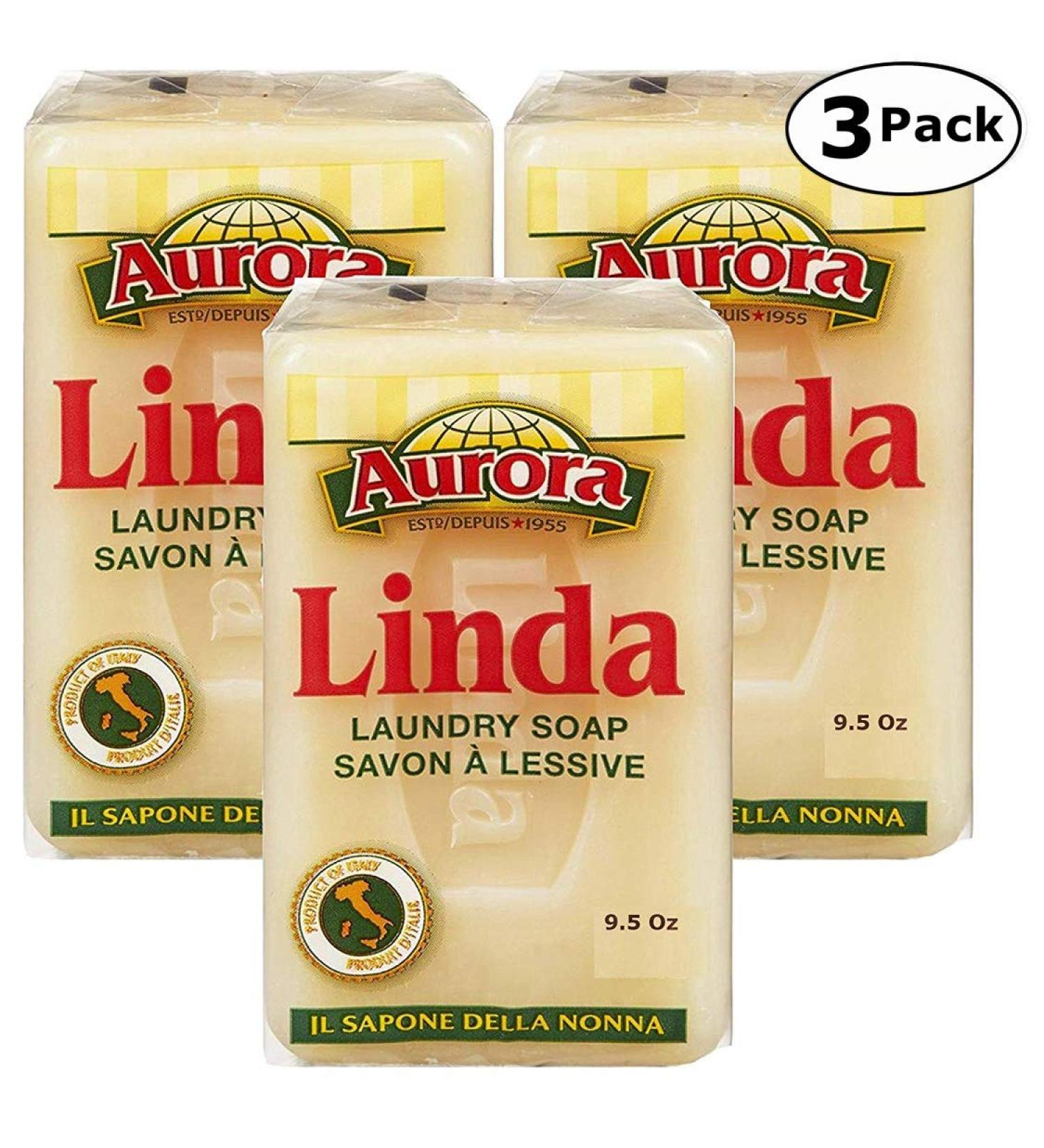 Linda Italian Laundry Soap - 6.5 Oz(185 Gm) x Pack of 3