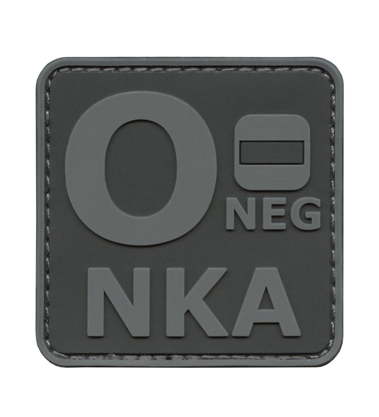 ACU ONEG O- NKA Blood Type PVC Tactical Morale Patch - Buy Online on GoSupps.com