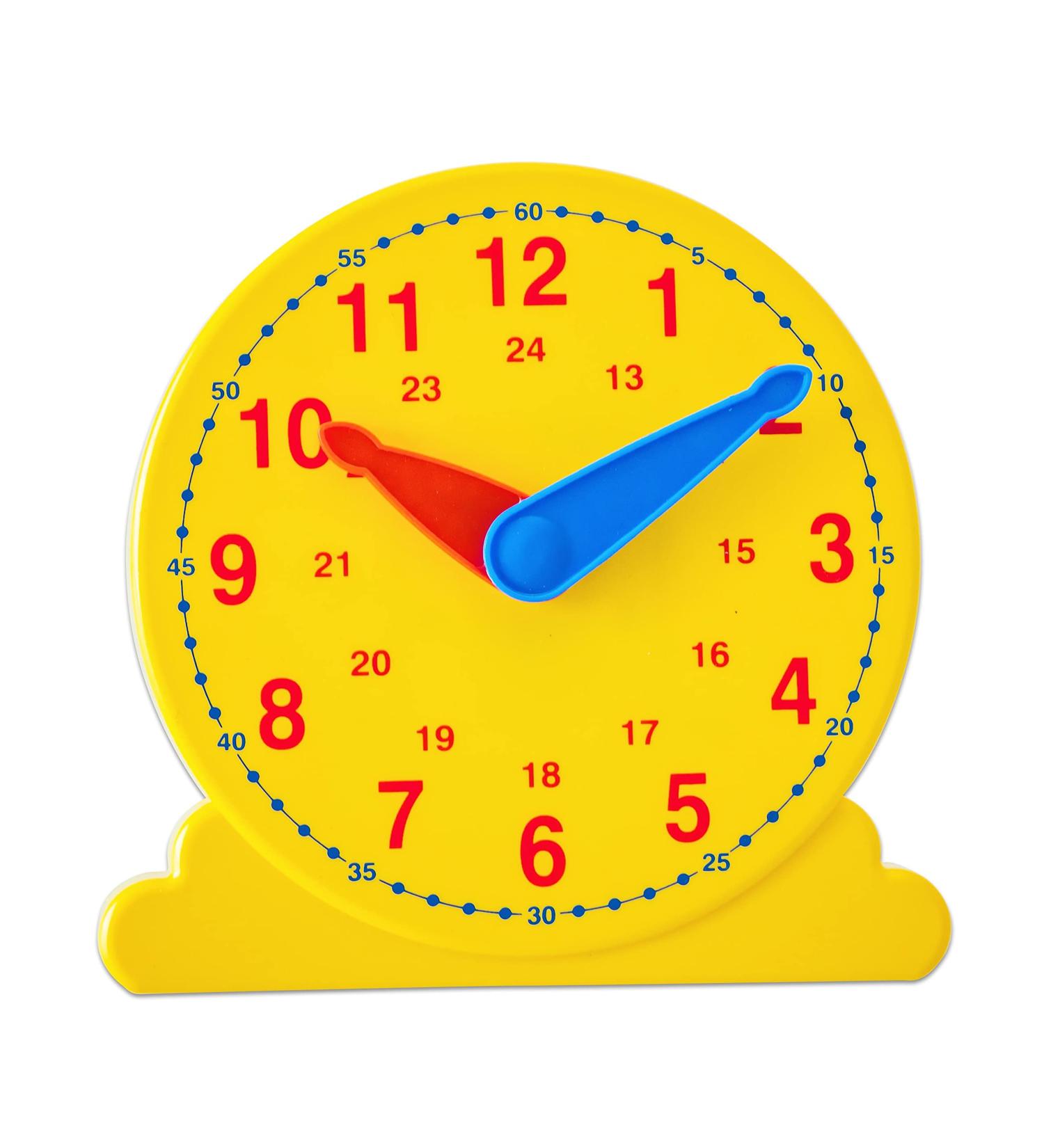 Buy Betzold 13 cm Learning Clock - Yellow Maths Teaching Tool for Time Management | International Shipping Available - Buy Online on GoSupps.com