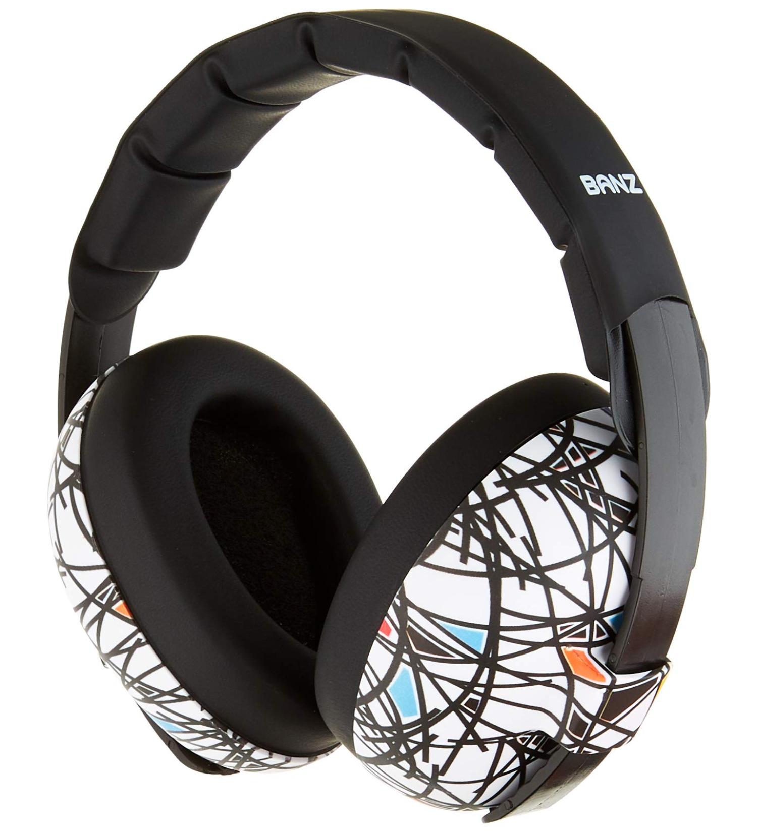 Banz Bubzee Baby Earmuffs - Sticks and Stones EM033 | Protect Your Baby's Hearing | International Shipping Available - Buy Online on GoSupps.com