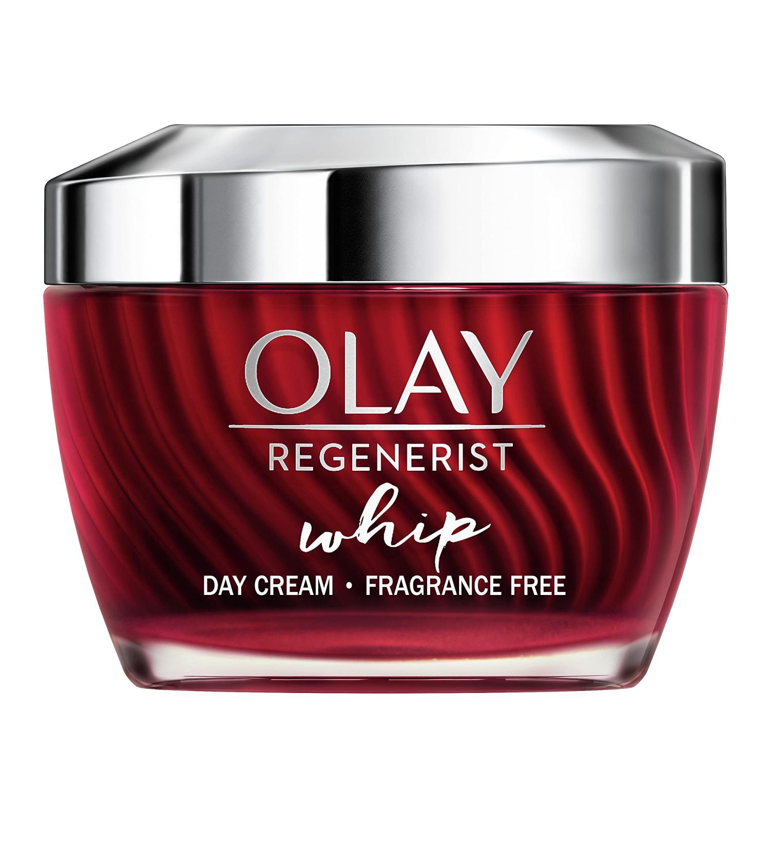 Olay Regenerist Whip Perfume Moisturiser for Firmer Skin 50 ml with Unique Texture Without Weight with Amino Peptides and Vitamin B3 Day cream perfume-free Single - Buy Online on GoSupps.com