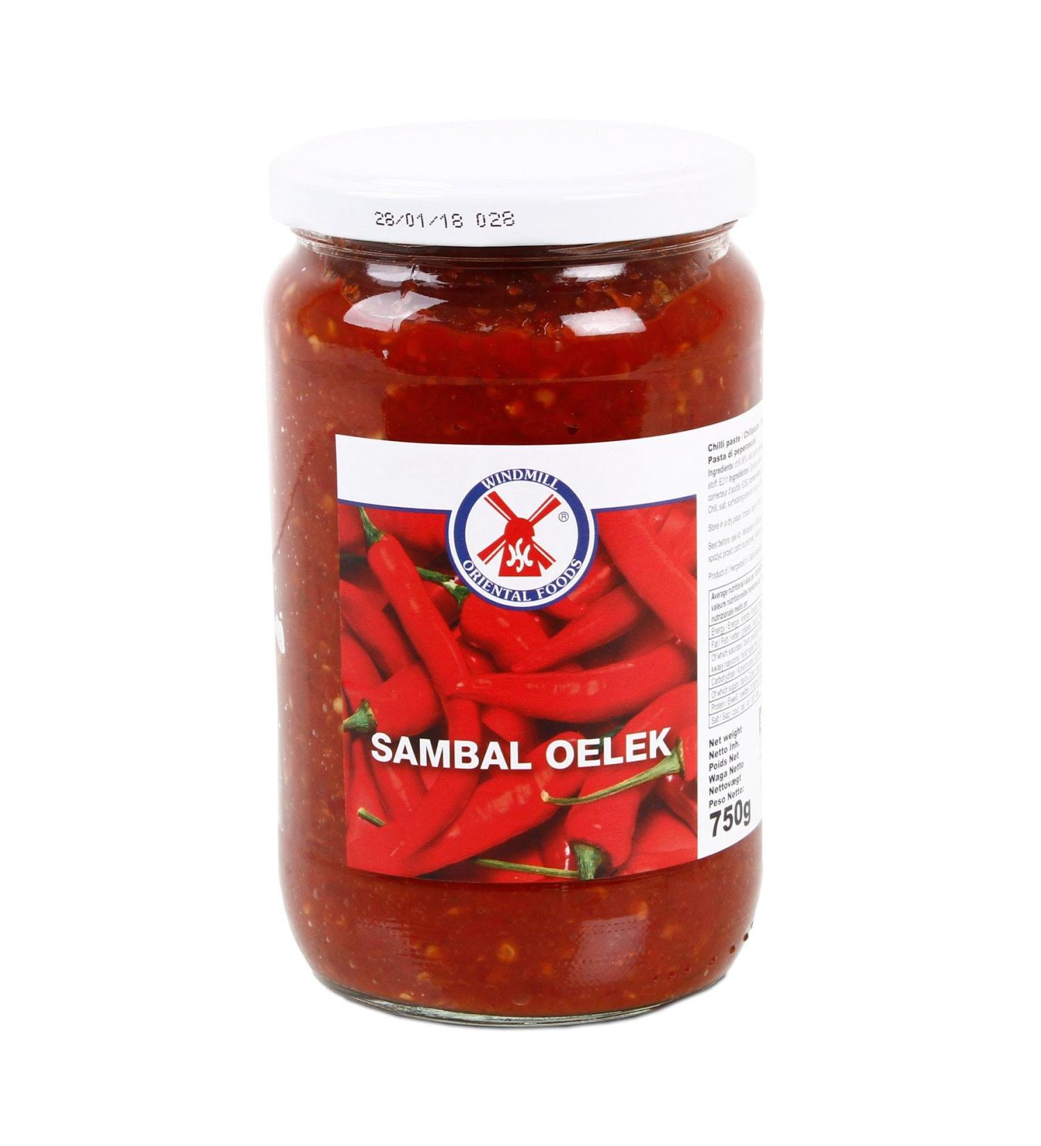 Windmill 750 g WINDMILL Sambal Oelek / chili paste / chili paste