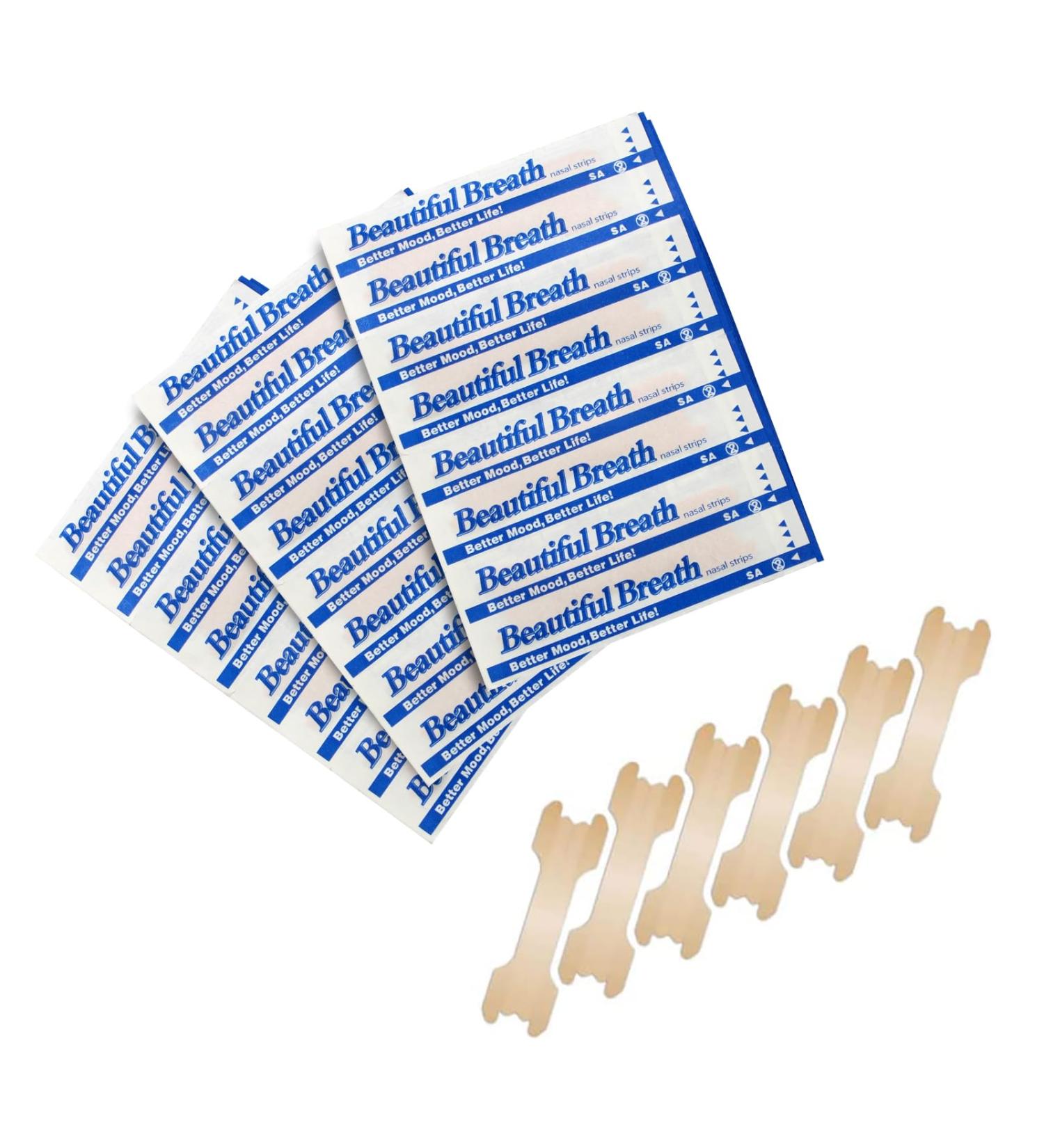 200 Pieces Nose Plaster Snoring Strips - Size L (66x19mm) for Better Sleep & Breathing | Anti-Snoring Solution - Buy Online on GoSupps.com