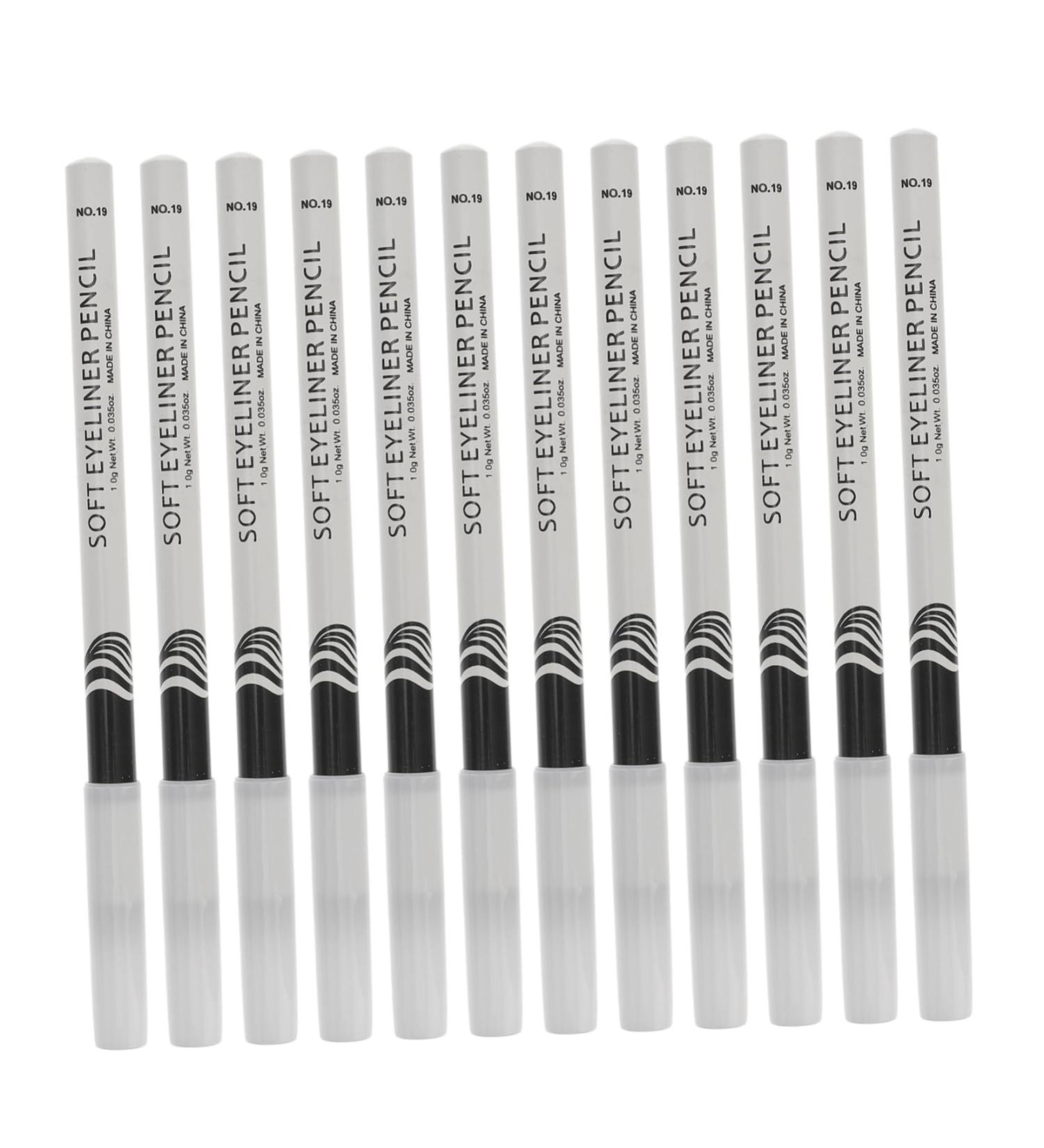 Gogogmee 12pcs Lying Silkworm Eyeliner Liner Gel Pencil Makeup Eyeshadow Pencils Makeup Eyeliner Wood White - Buy Online on GoSupps.com