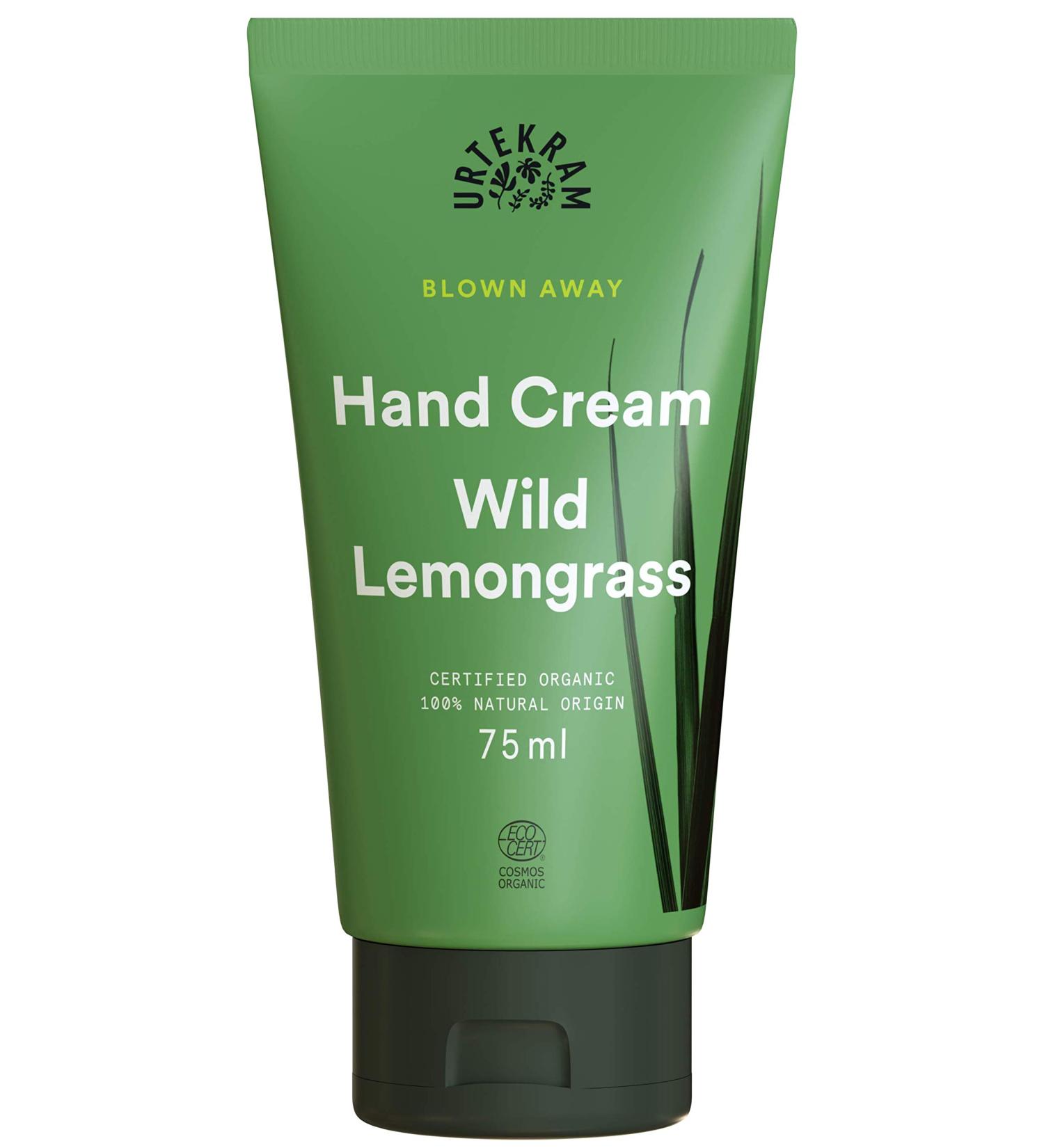 Urtekram Blown Away Wild Lemongrass Organic Hand Cream - 75ml | Nourishing & Moisturizing | International Shipping - Buy Online on GoSupps.com