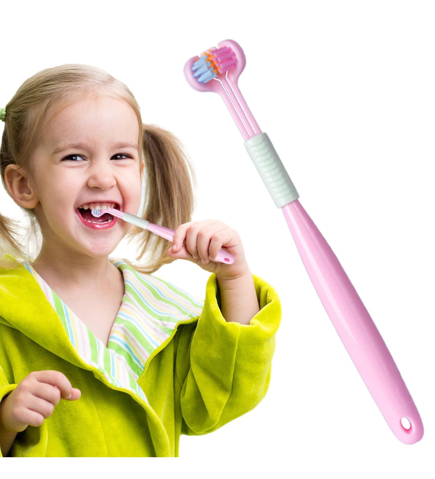 Shop Multi-Sided V-Shaped Toothbrush - Soft Bristles Portable Travel Design & 45-Degree Angle - Ideal for Gentle Cleaning - Buy Online on GoSupps.com