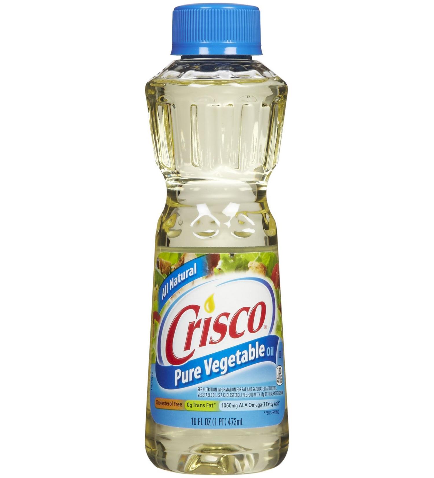 Crisco Pure Vegetable Oil 16 oz - High Quality Cooking Oil - Buy Online on GoSupps.com