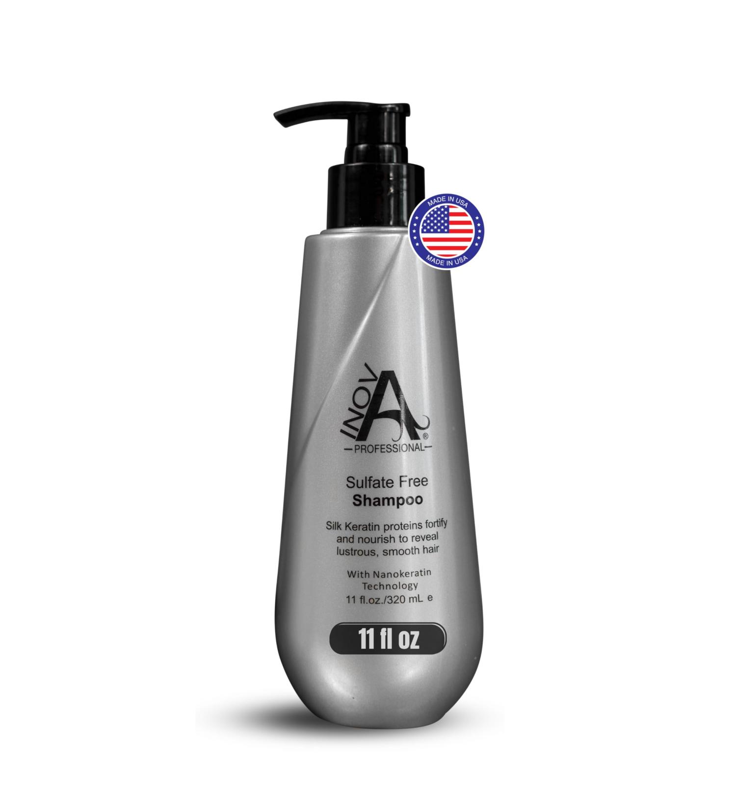 Silk Keratin Smooth Protection Sulfate-Free Shampoo - 320 ML | Nourish & Repair Hair - Buy Online on GoSupps.com