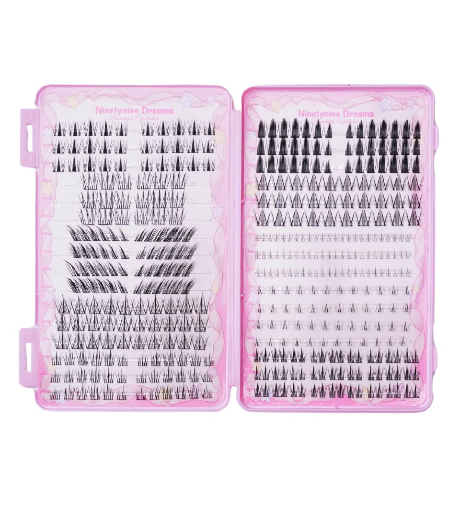375PCs Mixed Pack of THE MANHUA LASHES - 10 Styles of Individual False Eyelashes | Fairy Easy Steps Idol & Lower Lashes - Perfect for International Shipping - Buy Online on GoSupps.com