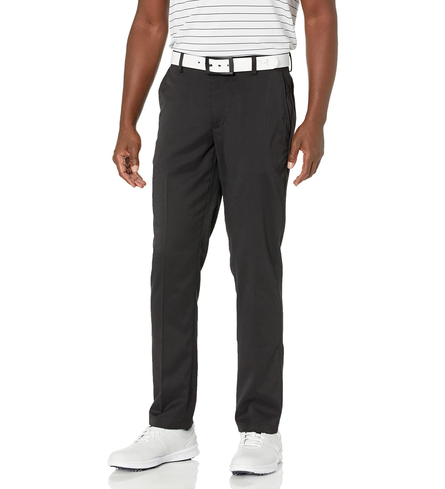Amazon Essentials Men's Slim-Fit Stretch Golf Pant - Black | 34W x 32L - Buy Online on GoSupps.com