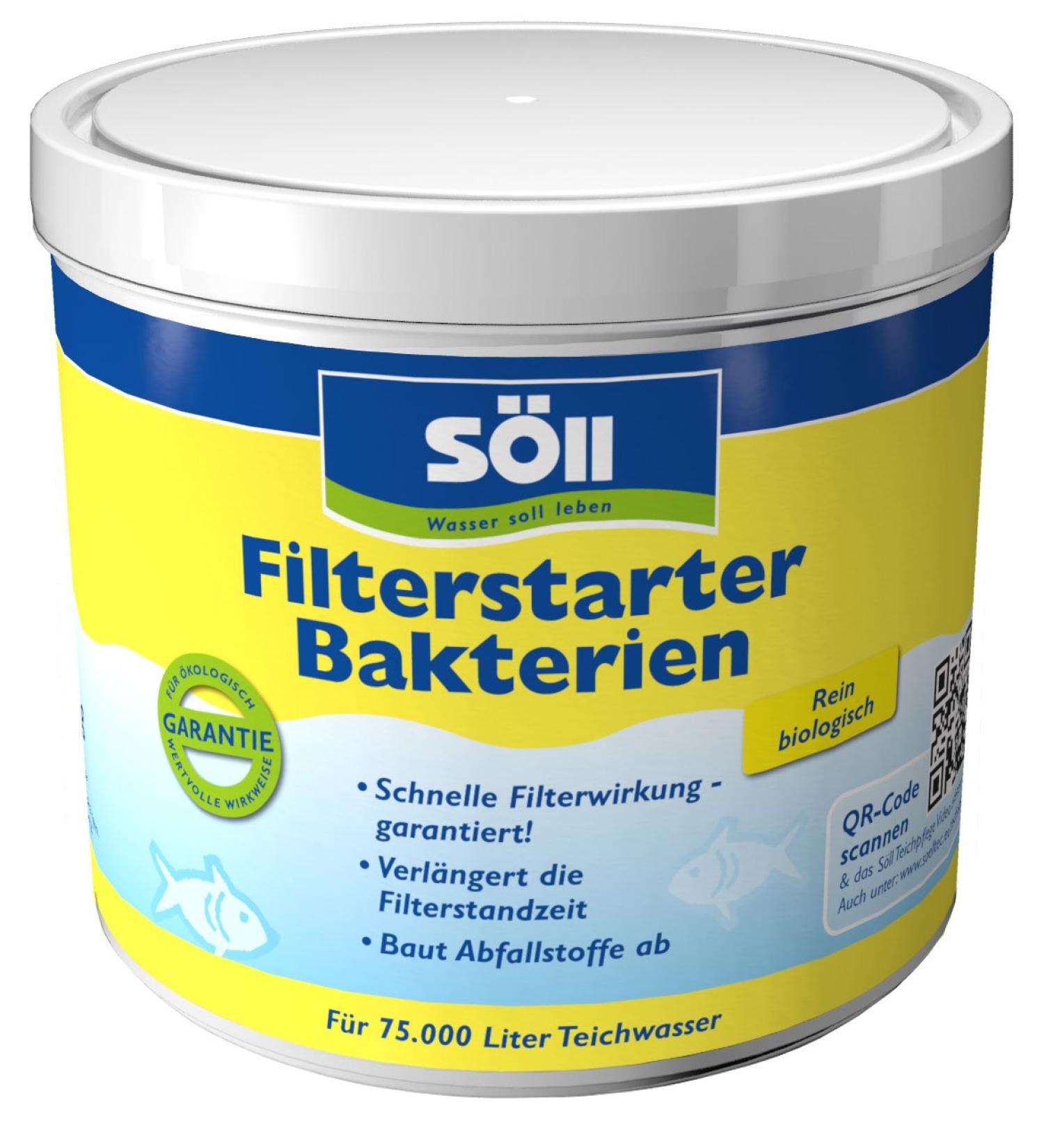 Buy S ll 81441 Filter Starter Bacteria - Natural High-Purity Microorganisms for Ponds (500g) | Activate Garden Pond Biology for Up to 75 000 Liters - Buy Online on GoSupps.com