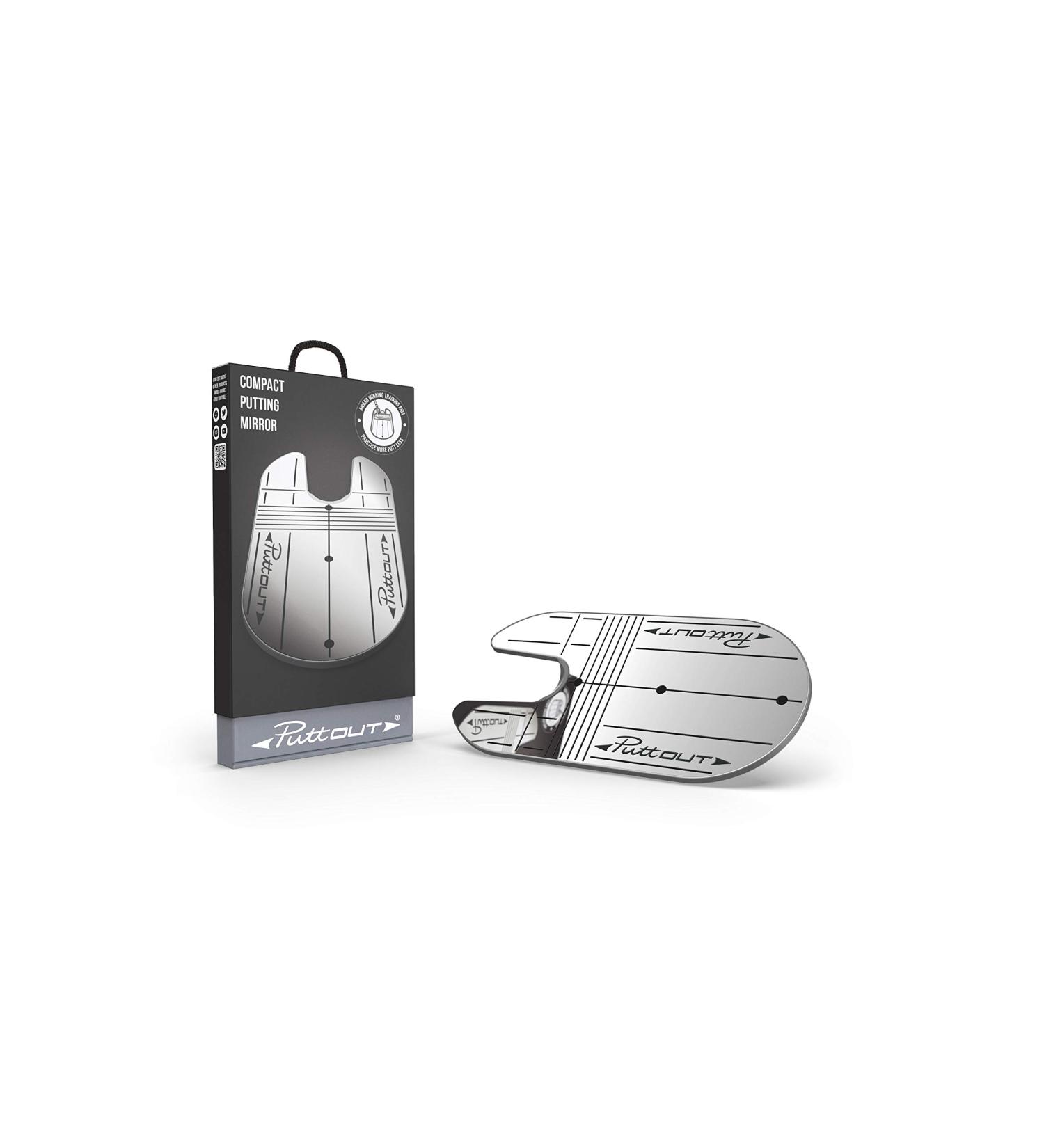 PuttOut Compact Putting Mirror - Improve Alignment & Eye Position Anywhere - Buy Online on GoSupps.com