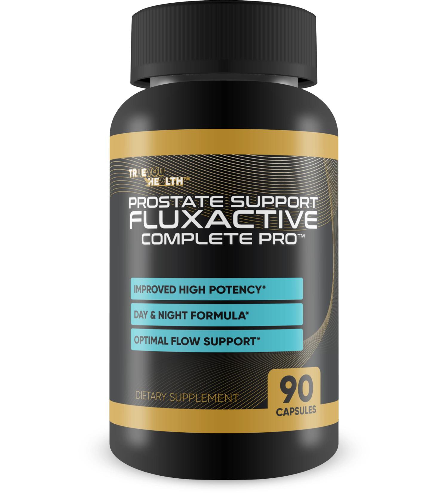 Prostate Support Fluxactive Complete Pro - Premium Prostate Formula with Panax Ginseng Promote T Prostate Health for Men s Health & Wellness - Aid Blood Flow & Stamina - Prostate Supplements for Men - Buy Online on GoSupps.com