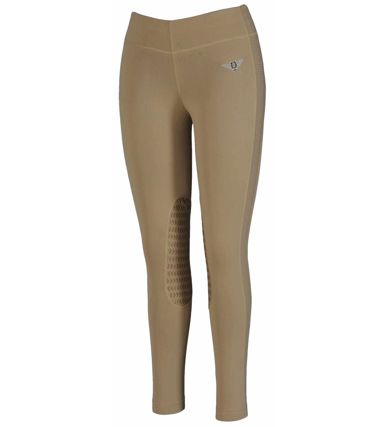 TuffRider Women's Ventilated Schooling Tights Small Safari/Safari