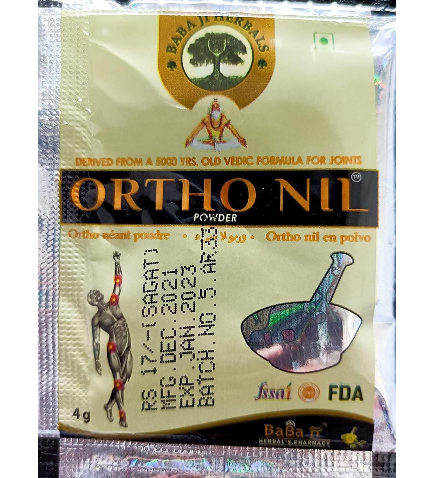 Ortho Nil Powder Hebral Ortho Nile Powder Babaji Herbals 56 pcs