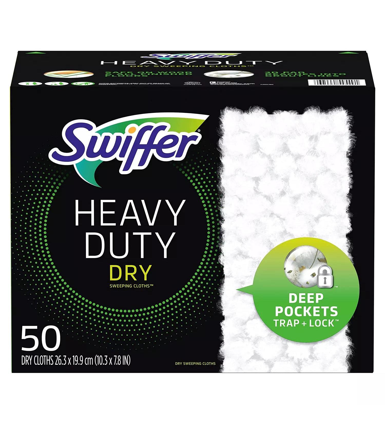 Swiffer Heavy Duty (50 Count) - Powerful Cleaning Cloths for Tough Messes - Buy Online on GoSupps.com