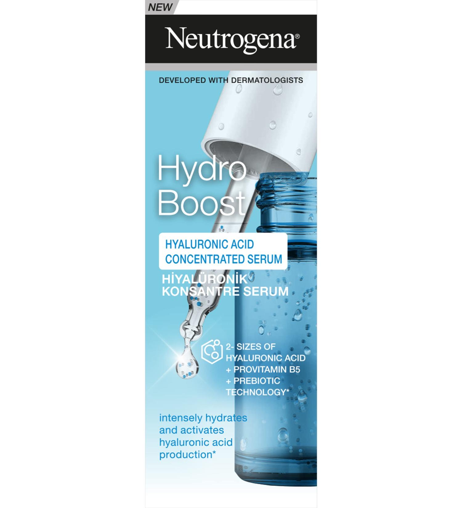 Neutrogena Hydro Boost Concentrated Hyaluronic Acid Serum, 15 ml