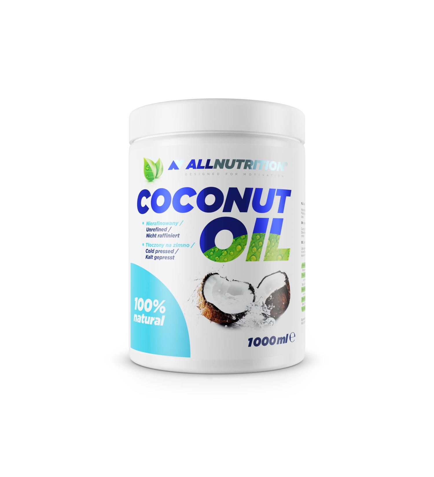 Coconut Oil Unrefined - 1000 ml. - Buy Online on GoSupps.com