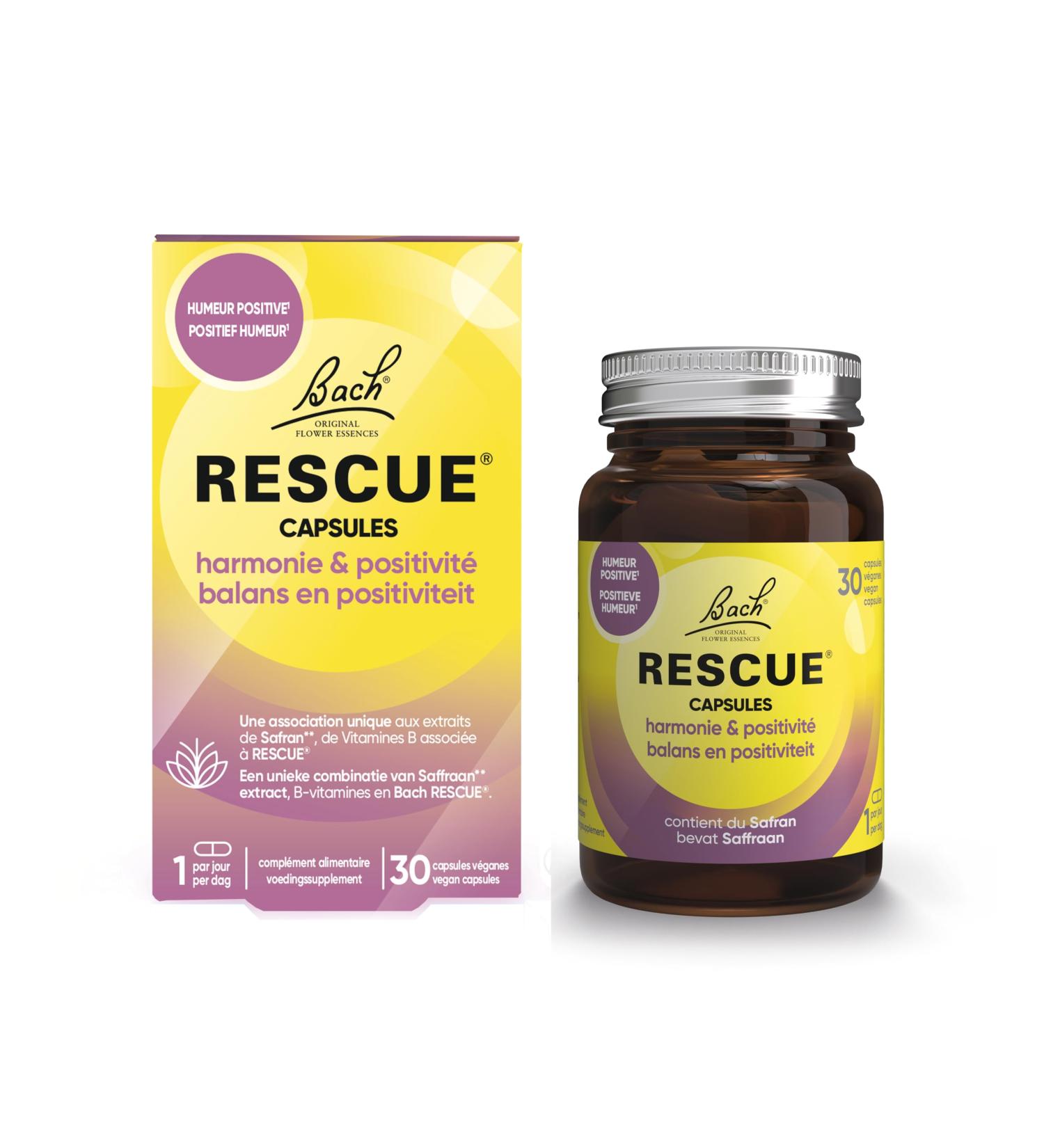  RESCUE Rescue harmony and positivity 30 capsules - Buy Online on GoSupps.com