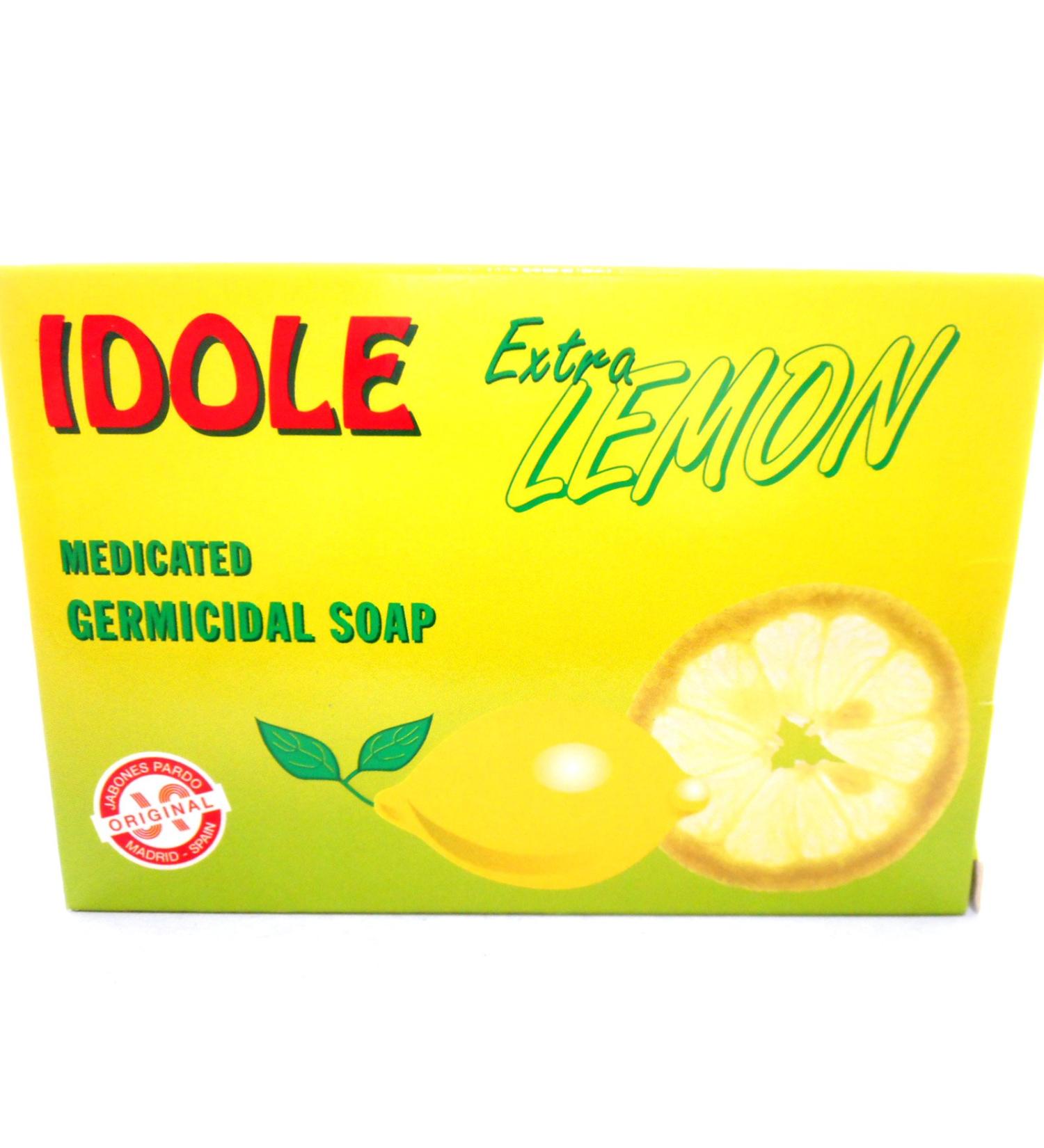 Idole Extra Lemon Soap 10.5 oz / 300g - Refreshing Citrus Cleansing Bar - Buy Online on GoSupps.com