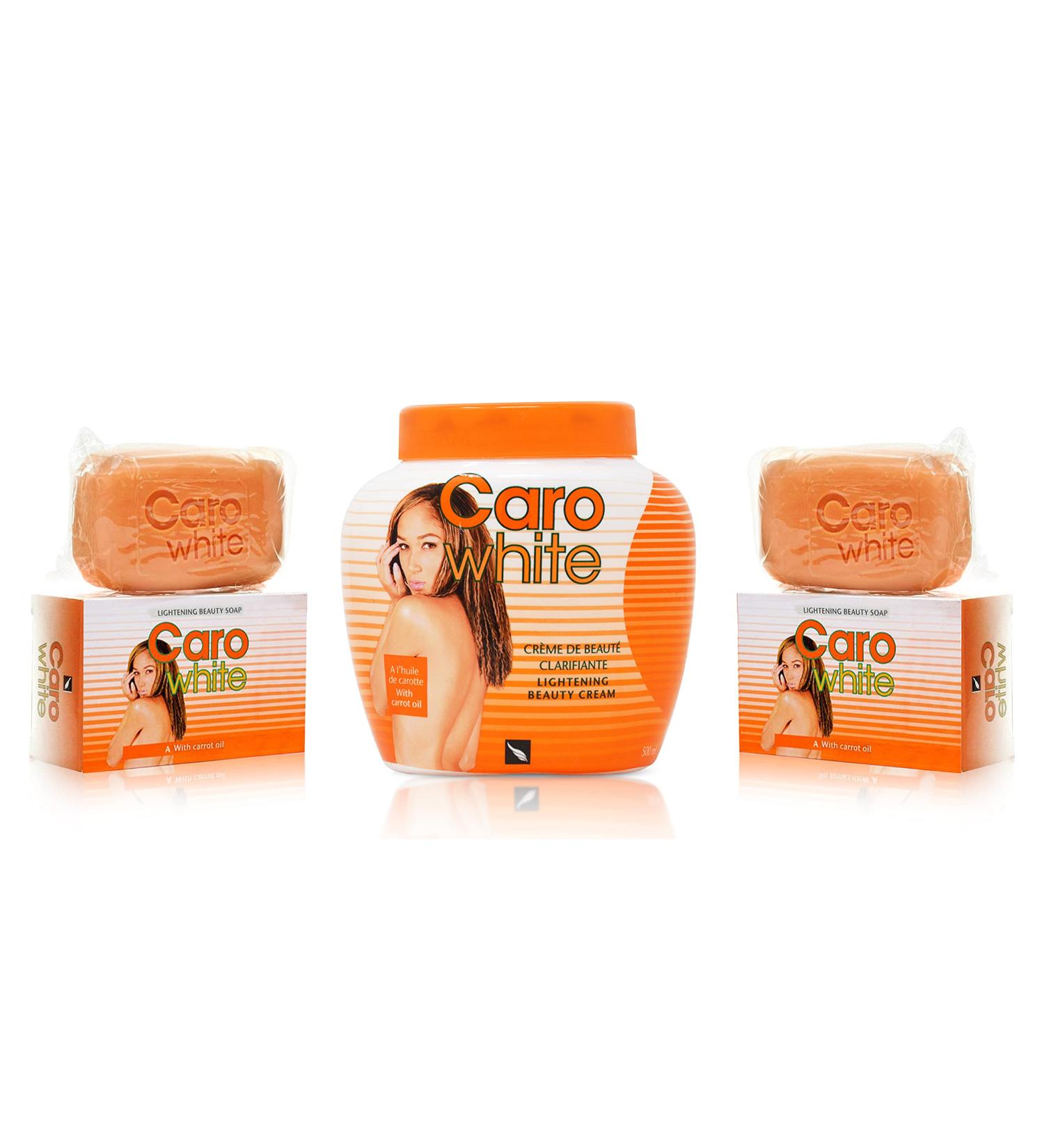 Caro White Combo 3 (Cream 6.9oz + 2 Soaps 6.3oz) by Caro White - Buy Online on GoSupps.com