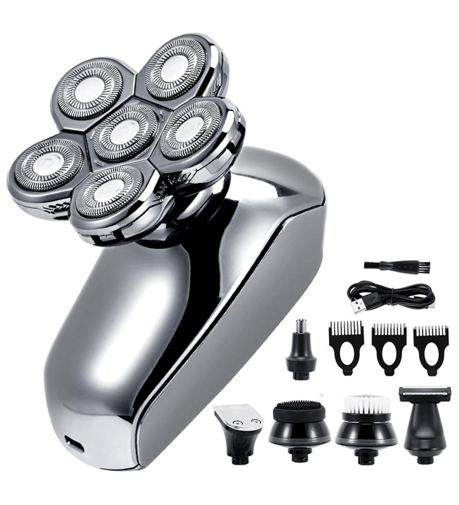Buy 6 in 1 Electric Razor for Men - Rechargeable Low Noise 6D Shaver | International Shipping Available - Buy Online on GoSupps.com