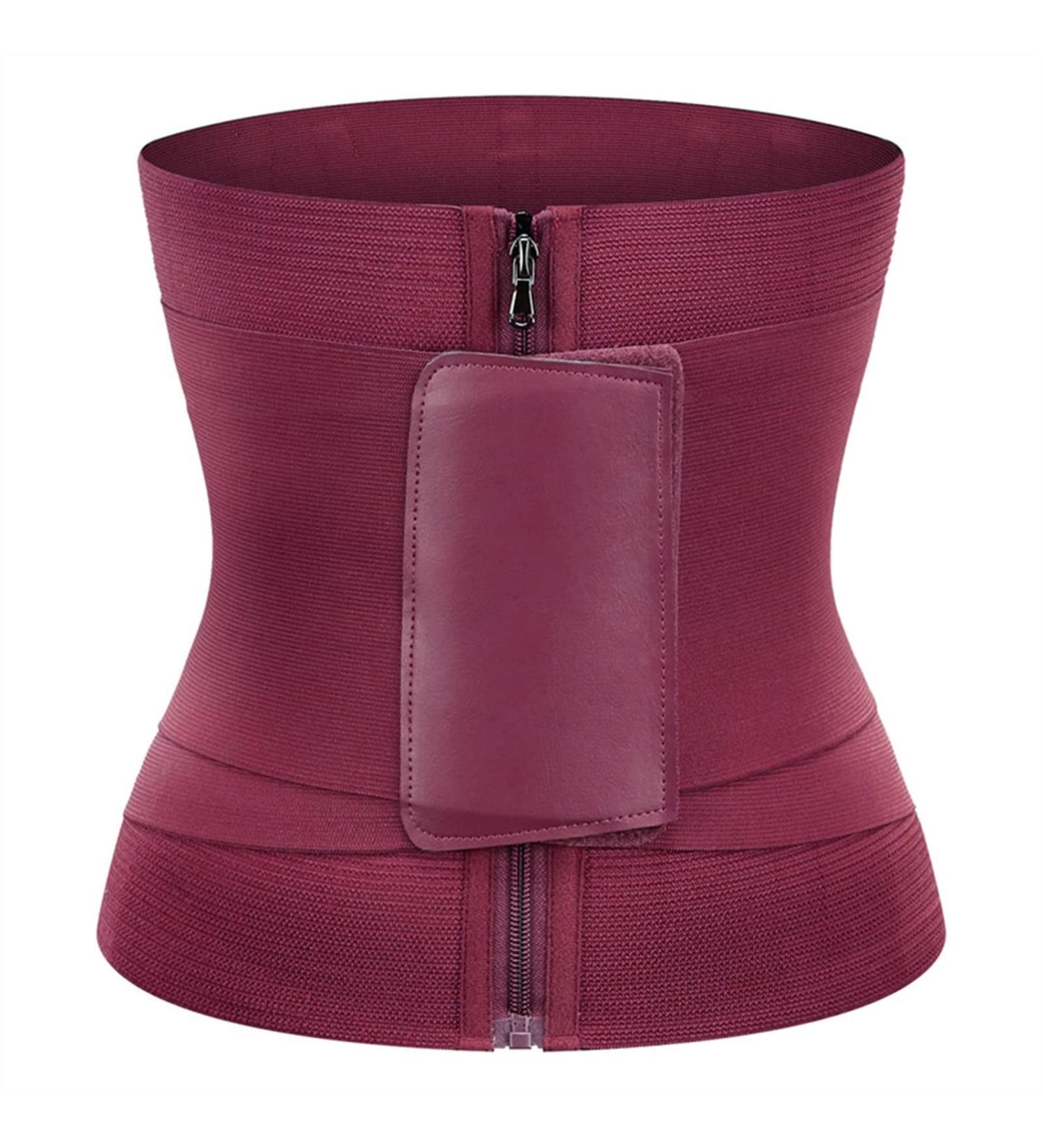 Home Correction Lumbar Vertebral Belt - Pain Relief Back Bandage for Men & Women | Waist Trainers & Corsets - Red Win M-L - Buy Online on GoSupps.com