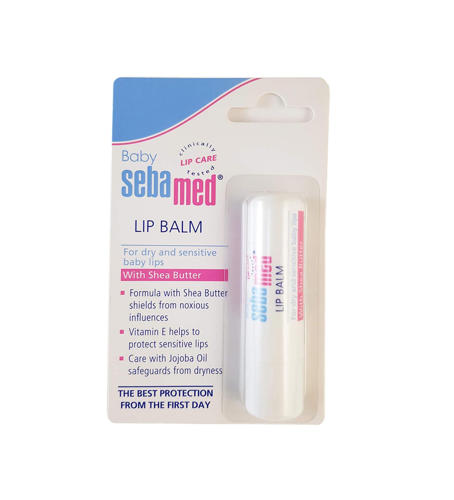Sebamed Baby Lip Balm Repair Chapstick Recovery Medicated Stick Toddlers Care Shea Butter Sensitive Dry Lips Jojoba Oil Vaselin Therapy Moisturizing Dryness
