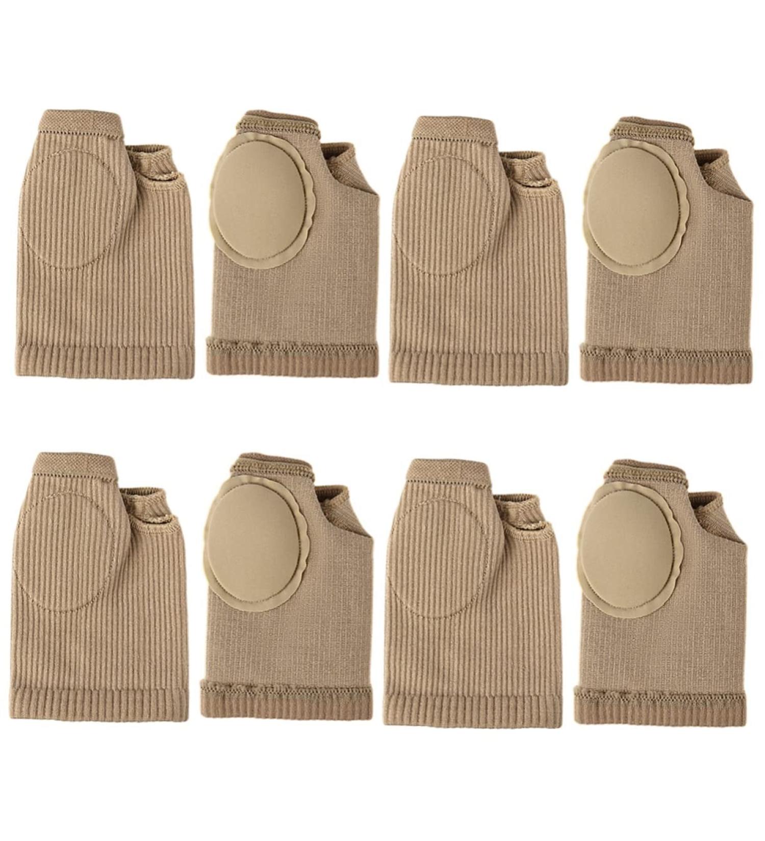 FRCOLOR Forefoot Tabi Set - 4 Pairs Soft Cushion Pads for Women & Men | Invisible Metatarsal Pads & Toe Topper Socks - Perfect for Sports - Buy Online on GoSupps.com