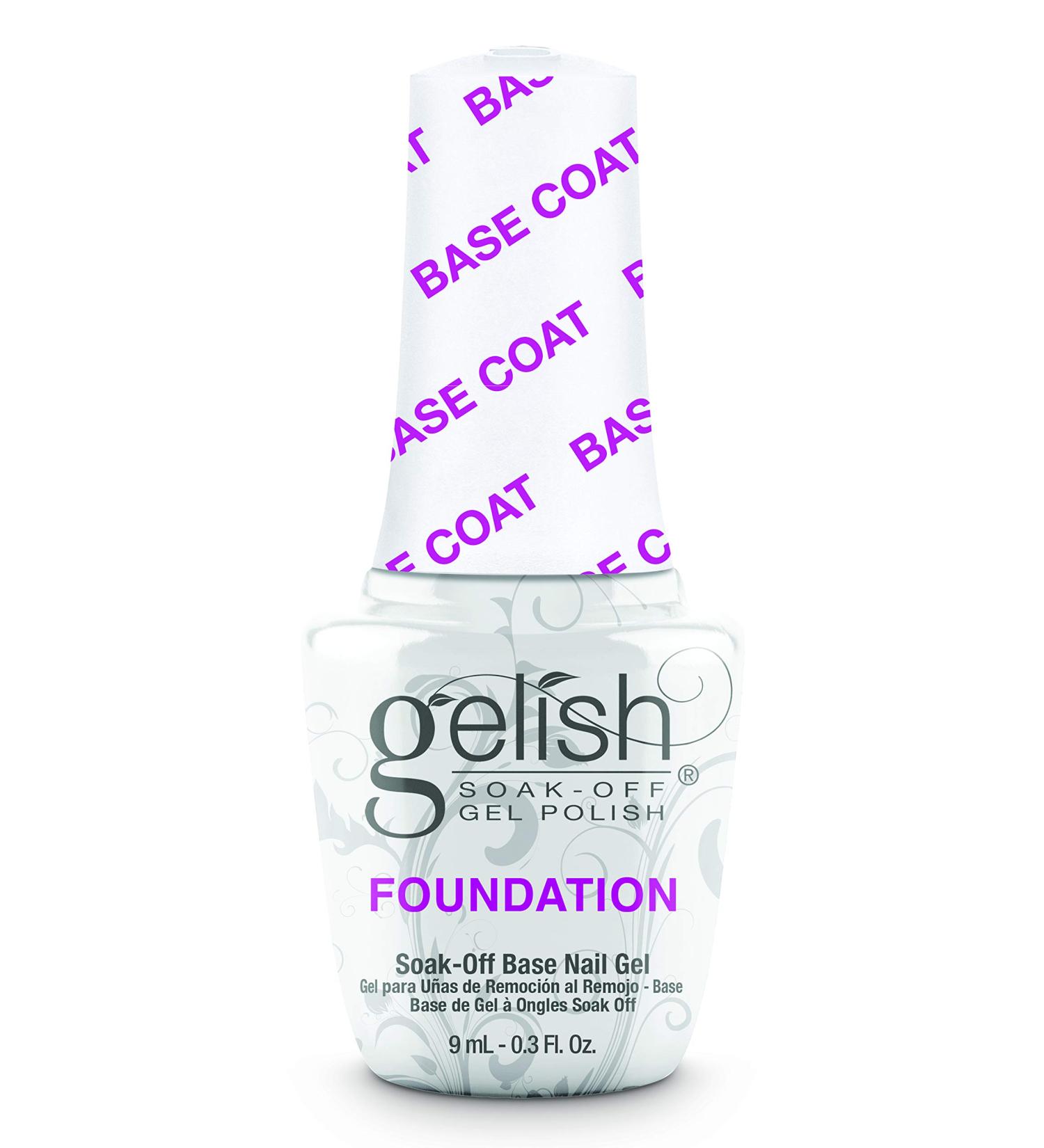 Gelish Basix Polish, 0.3 oz. 0.3 Fl Oz (Pack of 1) Gelish Foundation Base Coat LED Gel Polish, 0.3 oz.