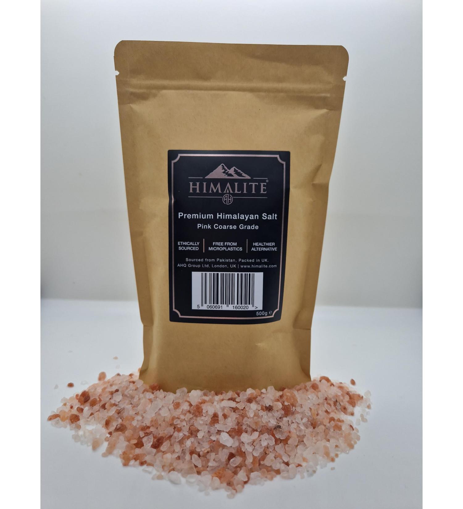 Coarse Granulated Premium Himalayan Salt for Grinders - 500g - Buy Online on GoSupps.com