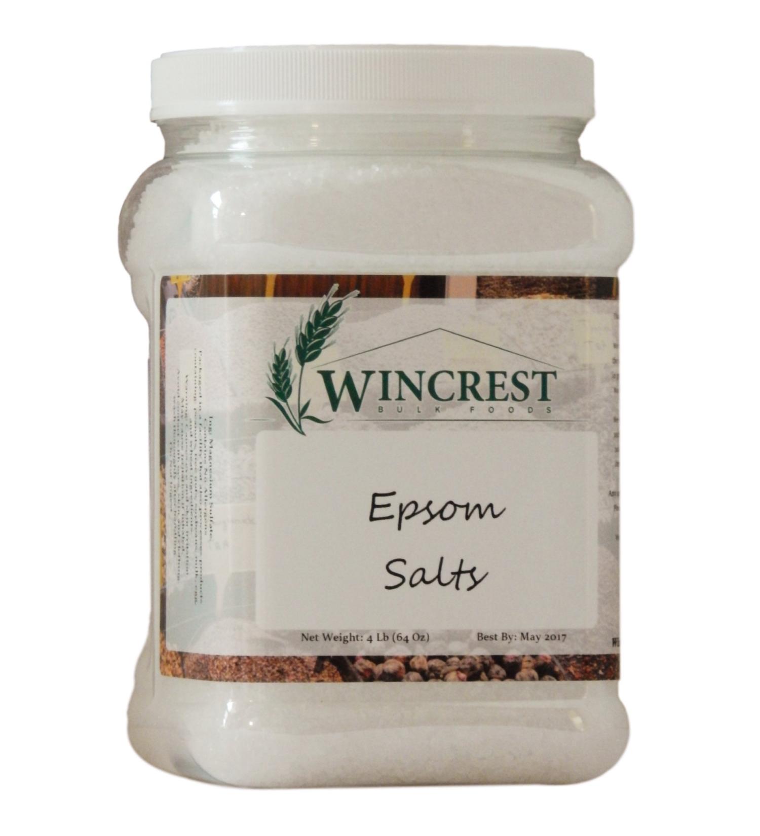 Epsom Salts (Food Grade) - 4 Lb Tub
