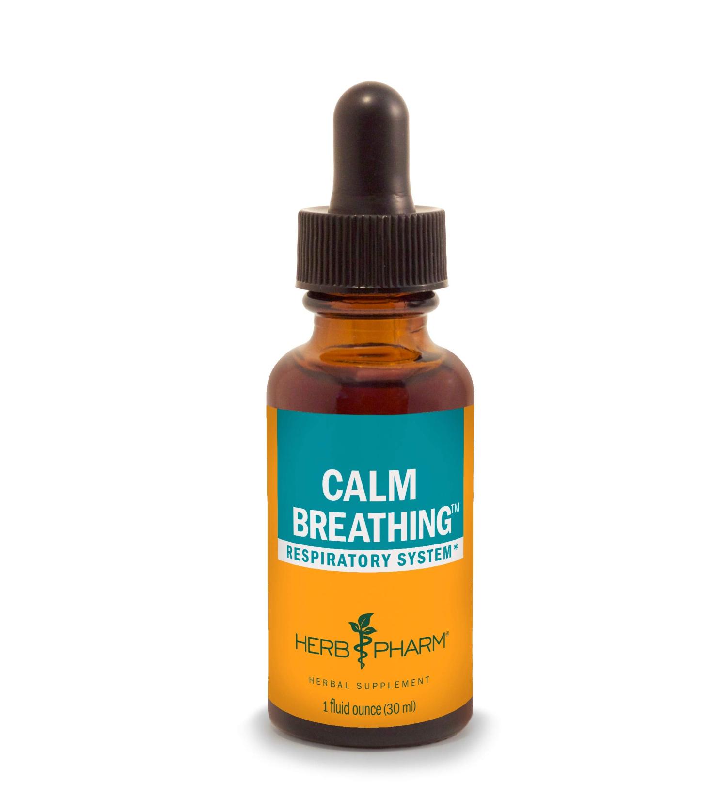 Herb Pharm Calm Breathing Liquid Formula for Respiratory Support - 1 Ounce 1 Fl Oz (Pack of 1) - Buy Online on GoSupps.com