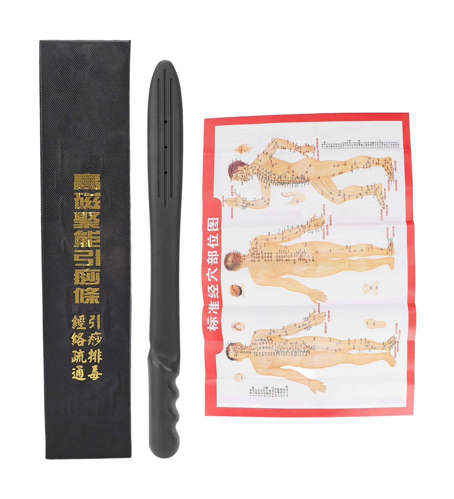 Massagestab Gua Sha Massage Stick - High Elasticity Magnetic Slapping Tool for Body Fitness & Relaxation - Buy Online on GoSupps.com