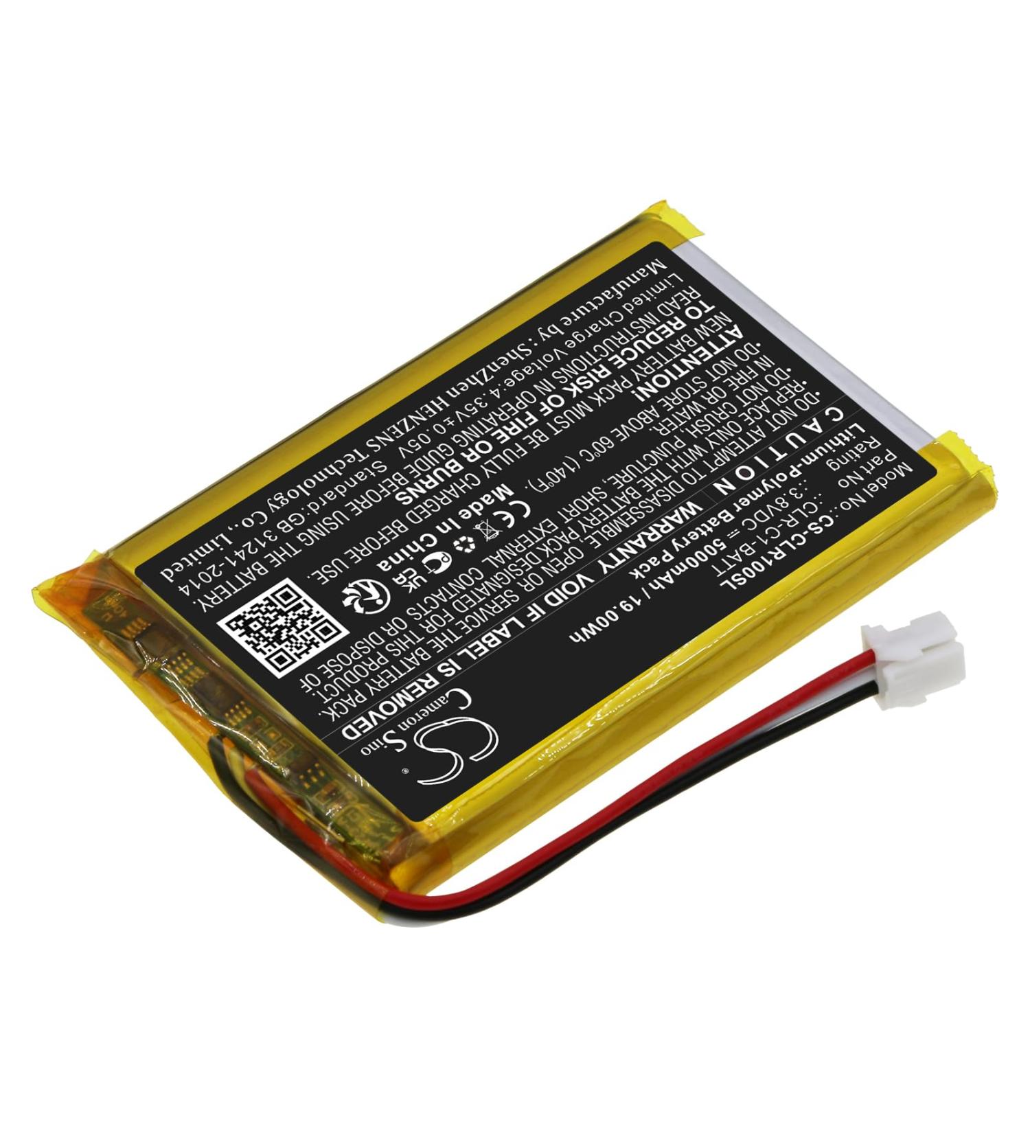 Replacement Battery for ClareOne CLR-C1-PNL1 Smart Home Panel | 5000mAh/3.8V Compatible Battery - Fast International Shipping - Buy Online on GoSupps.com