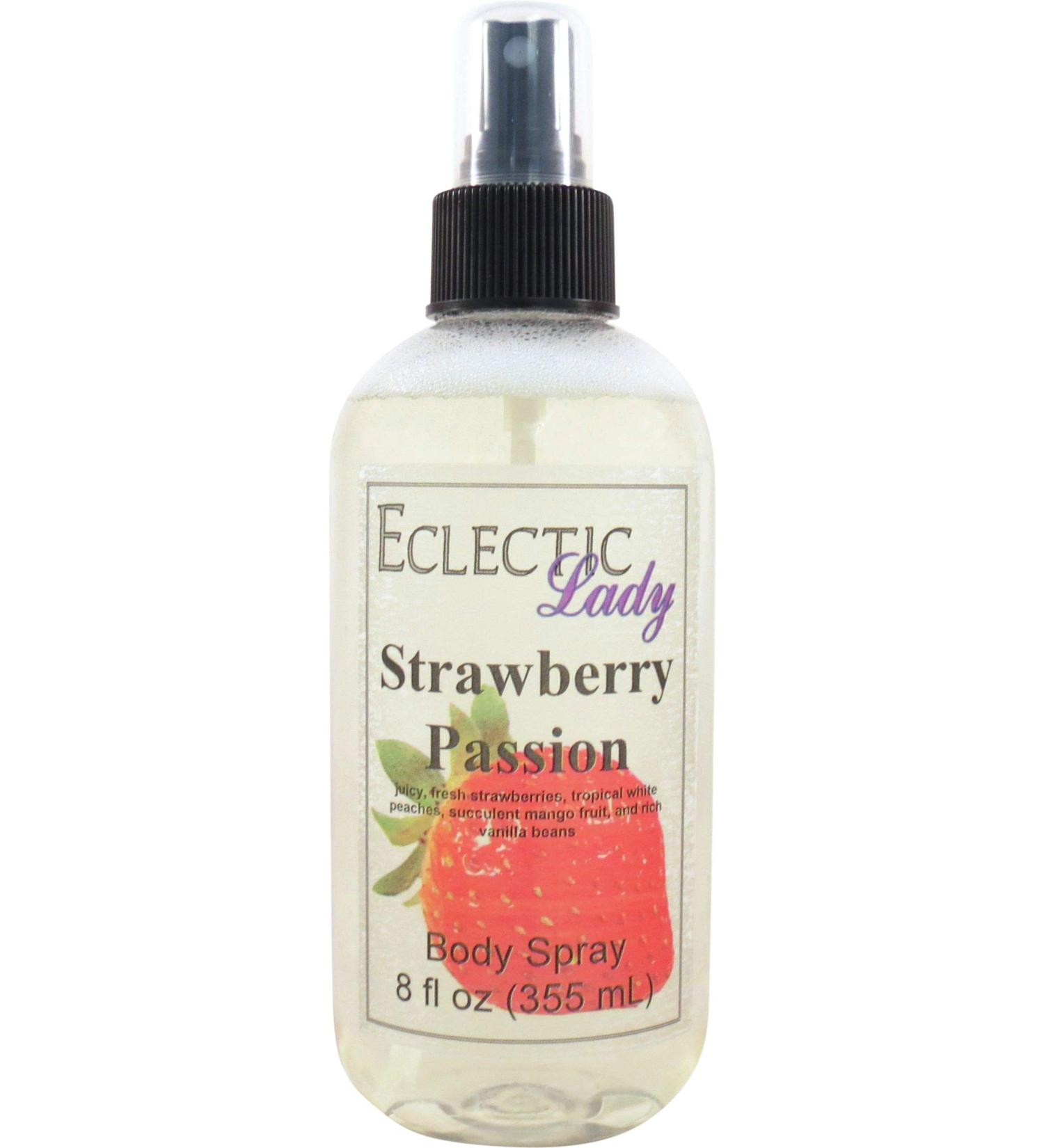 Strawberry Passion Body Spray 8 ounces Body Mist for Women with Clean Light & Gentle Fragrance Long Lasting Perfume with Comforting Scent for Men & Women Cologne with Soft Subtle Aroma For Daily 8 Fluid Ounces - Buy Online on GoSupps.com