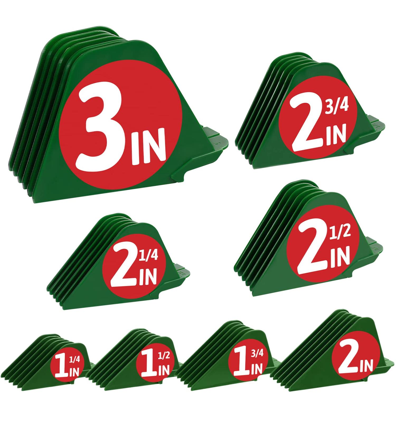 Premium 3 Inch Clipper Guards- 8pcs Cutting Guides for Wahl Clippers, 1.25-3 Inch Lengths - Buy Online on GoSupps.com