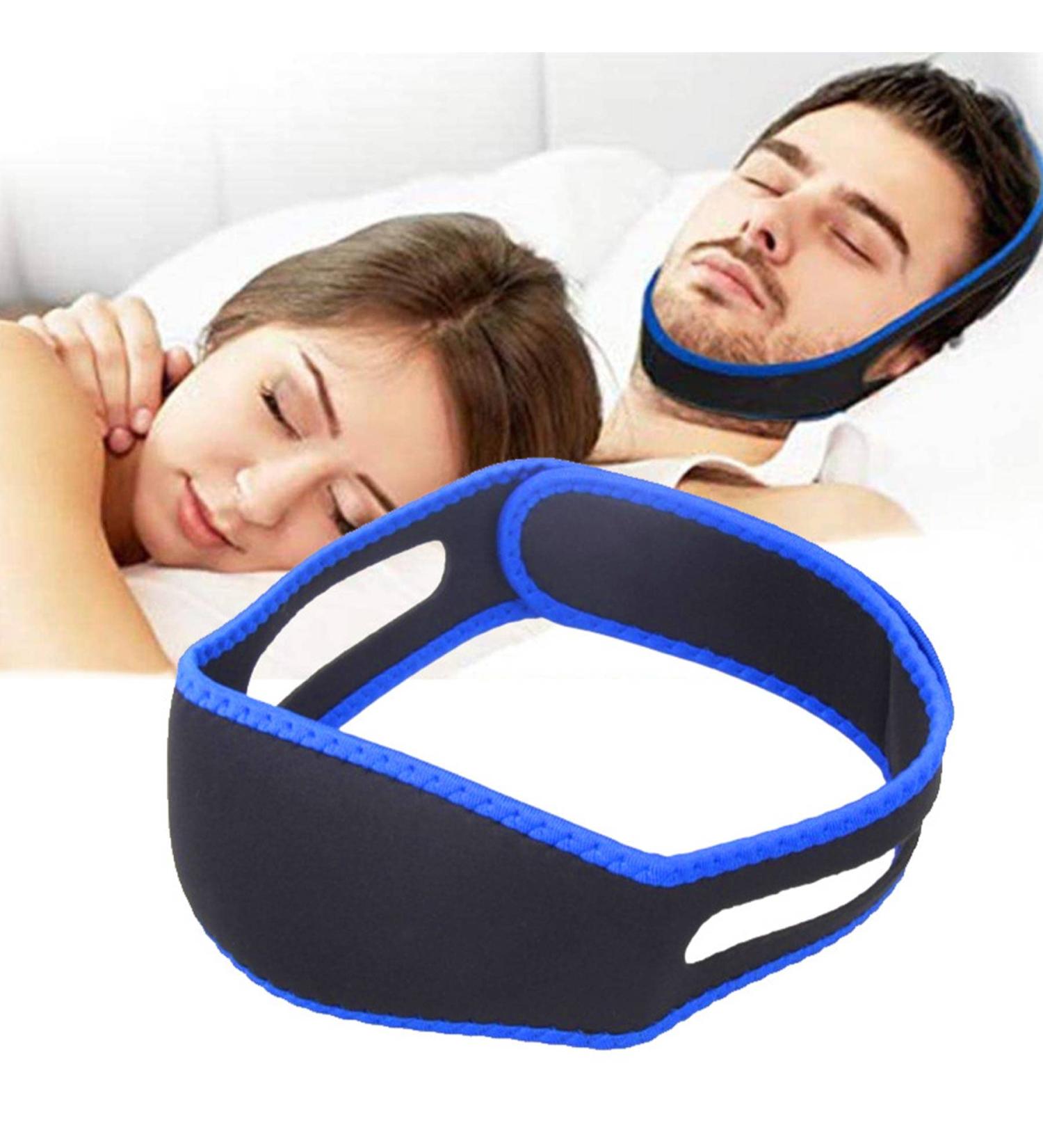 Adjustable Anti-Snoring Chin Strap for Men and Women - Breathable Reducing Device to Help Sleep Better - Buy Online on GoSupps.com