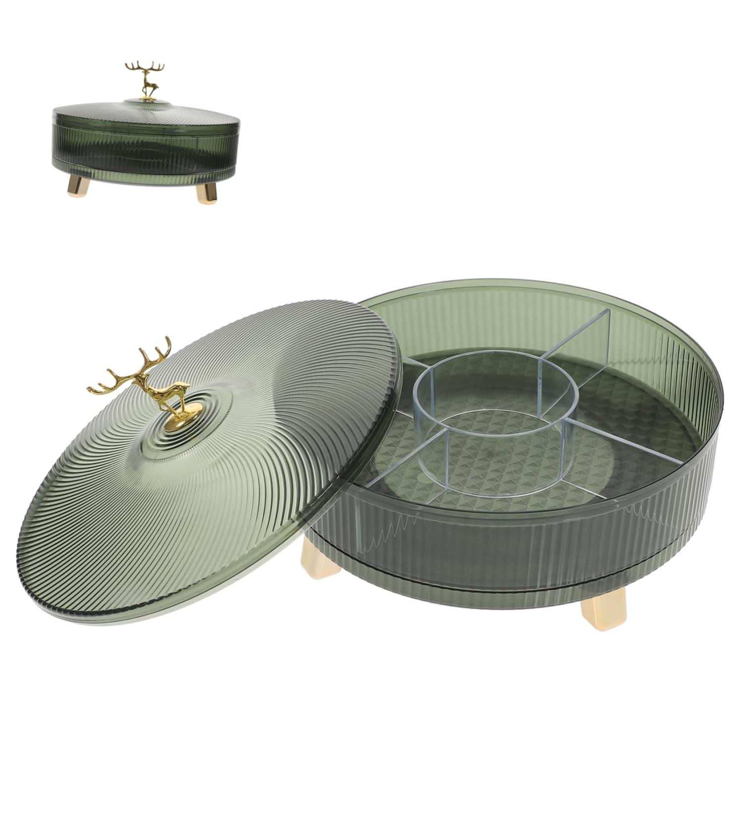 Abaodam Box Dried Fruit Plate Vegetable Snacks Fruit Decor Candy Serving Case Cookies Case Food Plate Fine 1 - Buy Online on GoSupps.com