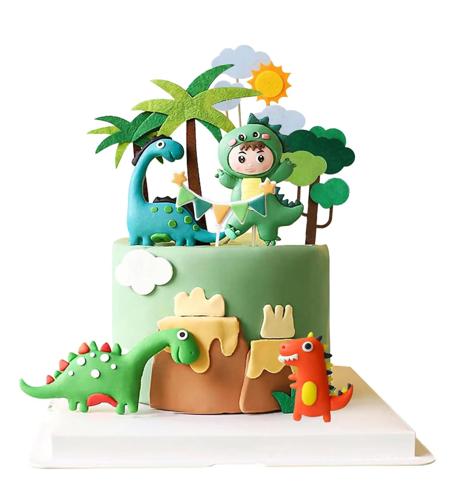 14 Pcs Dinosaur Cake Toppers - 3d Dinosaur Cake Decorations Cake Decorations for Boys Dinosaur Birthday Decorations Dinosaur Decorations Dinosaur Party Decorations Dinosaur Party Birthday - Buy Online on GoSupps.com