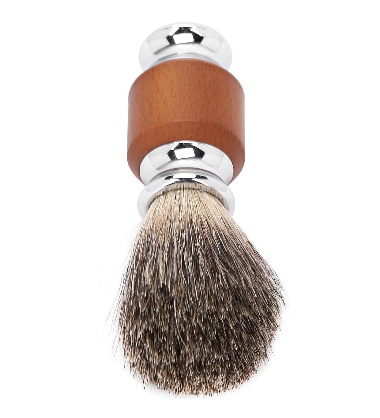 Premium Lightweight Shaving Brush for Men - Perfect for Home & Travel | Beard Cleaning Brush - Buy Online on GoSupps.com