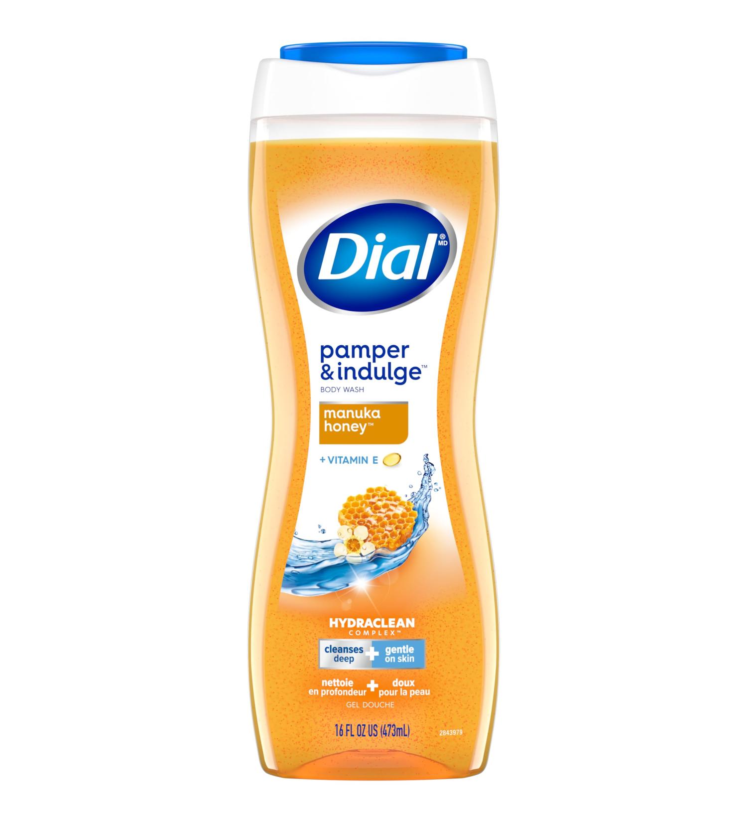 Dial Manuka Enriching Body Wash 473ml | Honey Infused 16oz | Nourishing & Moisturizing Body Cleanser - International Shipping Available - Buy Online on GoSupps.com