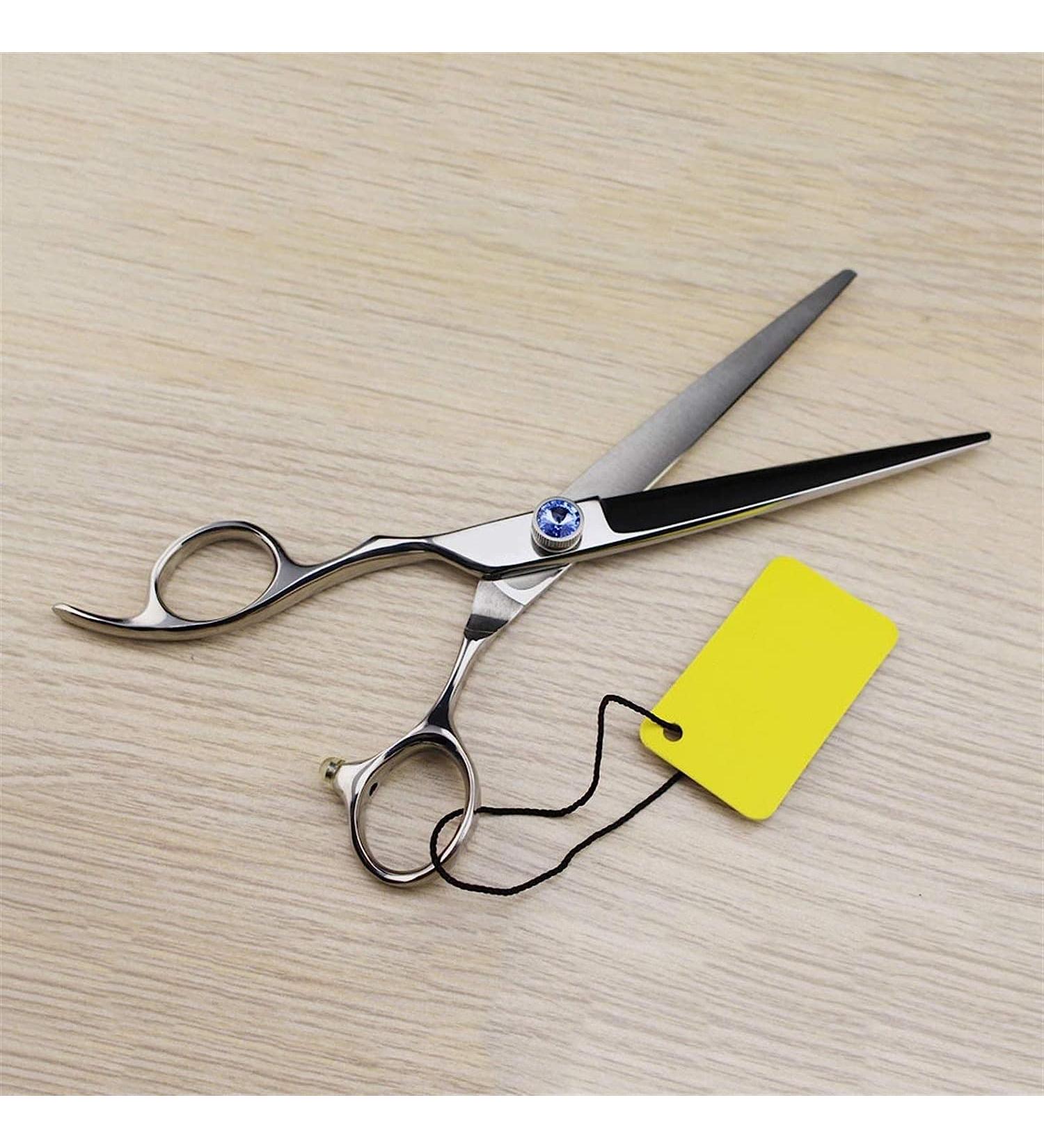 Professional Left-Handed Hairdressing Scissors - 6.0 Inch Barber Shears for Precision Cutting in Purple & Silver - Buy Online on GoSupps.com