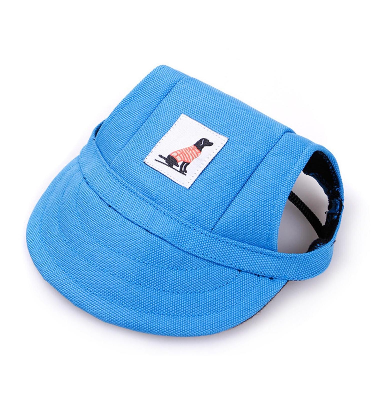 PetPhindU Dog Sun Hat Baseball Cap - Blue Peaked Cap with Letter Print for Dogs | Best Pet Accessory - Buy Online on GoSupps.com