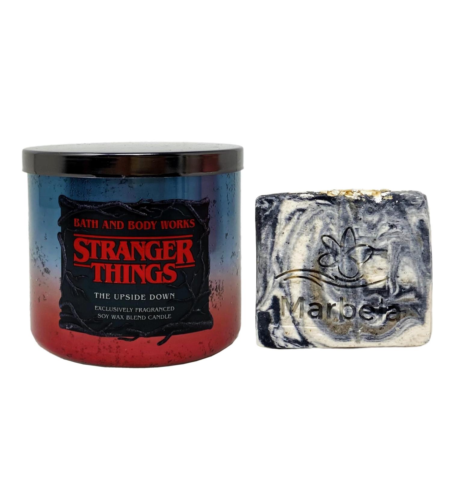 Shop Bath & Body Works The Upside Down 3-Wick Scented Candle & Charcoal Scrub Bar Soap International Shipping Available - Buy Online on GoSupps.com