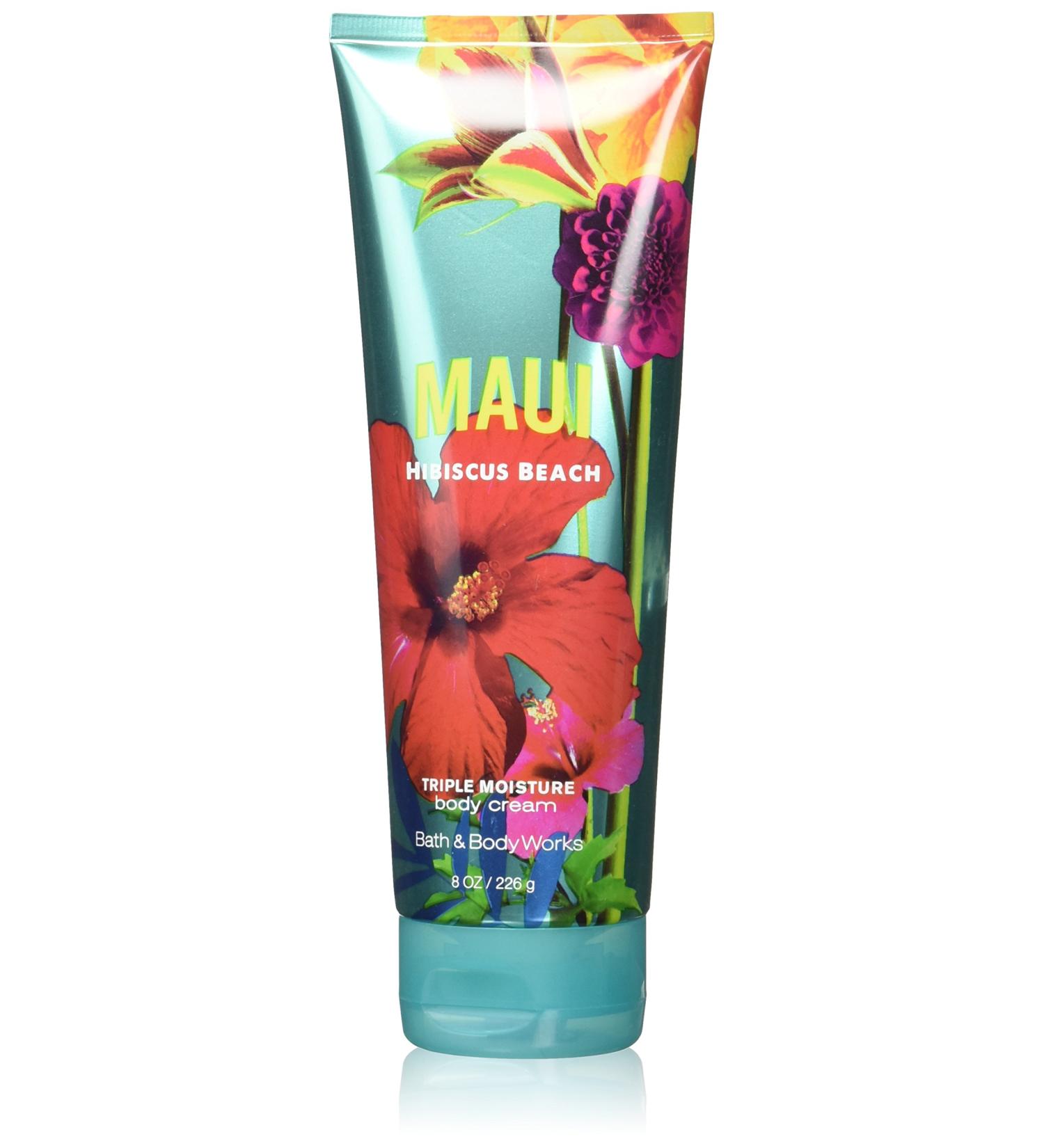 Signature Collection Triple Moisture Body Cream Maui Hibiscus Beach