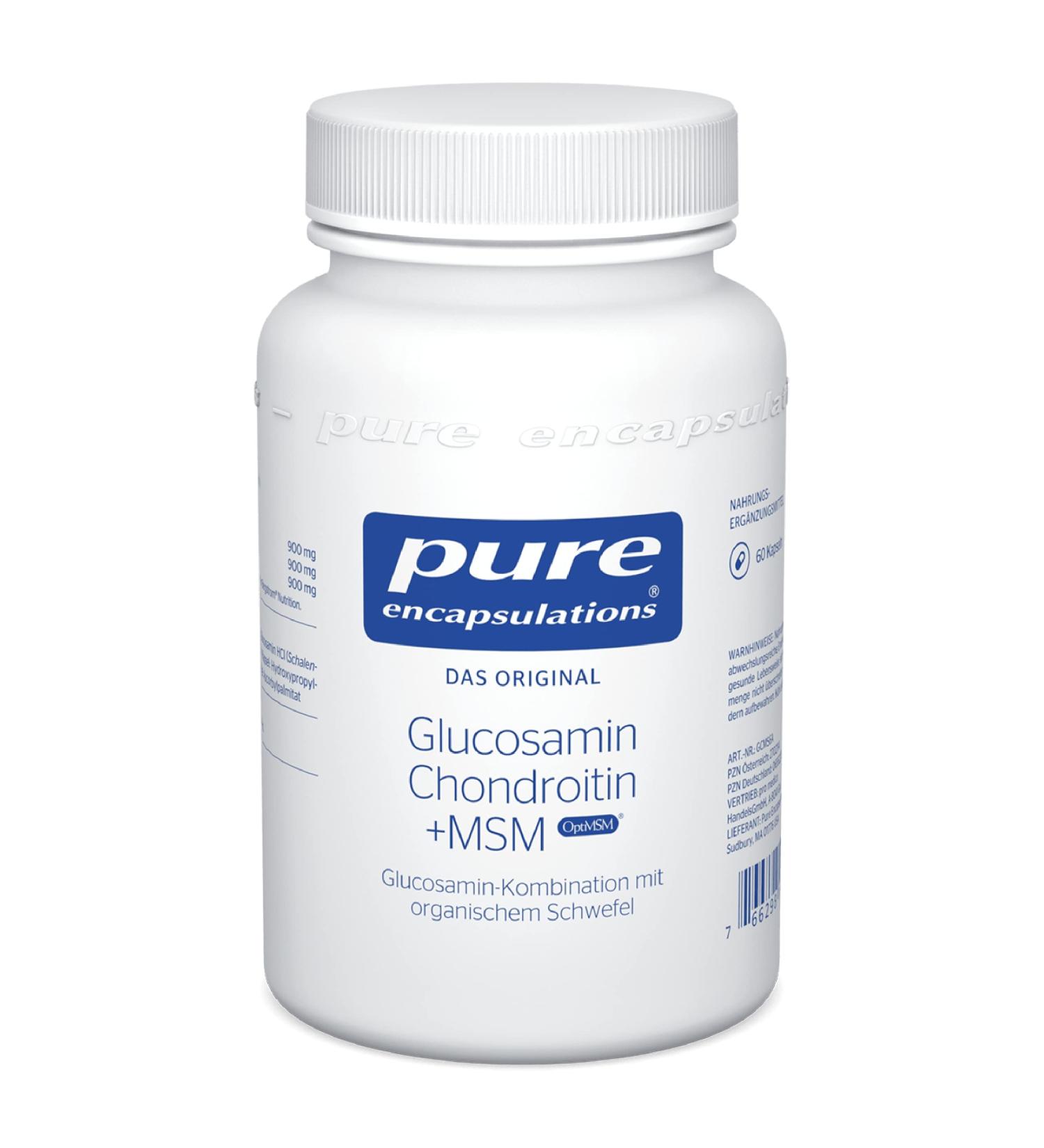 Pure Encapsulations Glucosamine Chondroitin + MSM - 60 Capsules for Joint Support - Buy Internationally - Buy Online on GoSupps.com
