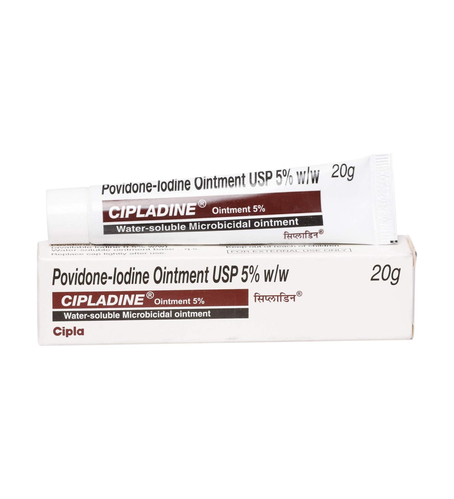 Cipladine Ointment 20gm - Fast-Acting Antiseptic Ointment - Buy Online on GoSupps.com