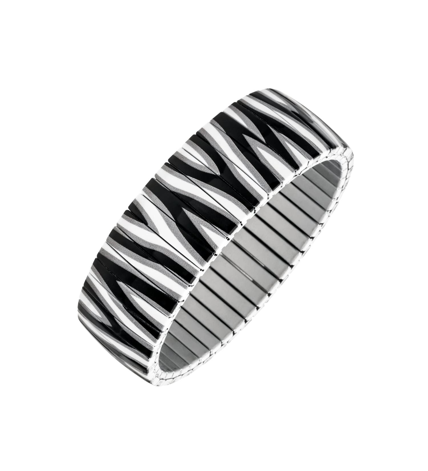 Magnetix Wellness Zebra-Design Flexi Magnetic Lighting Tape | High Glossy Magnetic Jewelry for Swollen Wrists - Buy Online on GoSupps.com