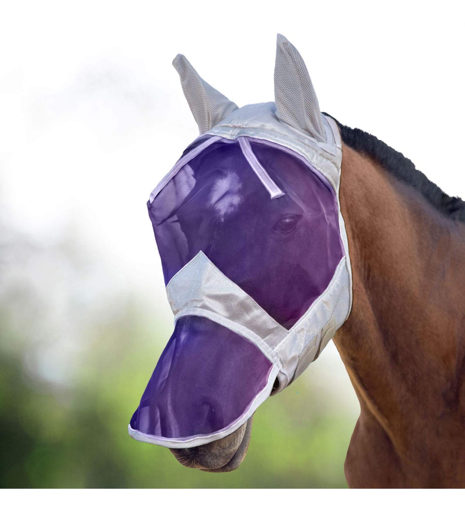 Harrison Howard CareMaster Fly Mask - UV Protection & Ear Protection for Warmbloods (Large) - Shop Internationally - Buy Online on GoSupps.com
